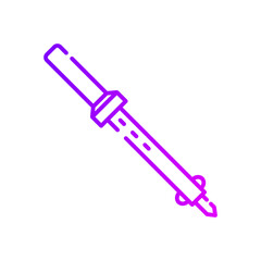 soldering iron gradient icon