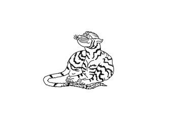 illustration of a cat png japan illustration