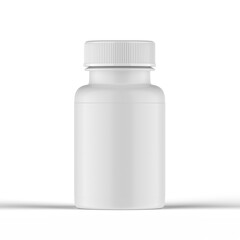 Glossy Pills Bottle 3d Rendering