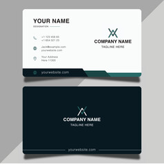 business card template, creative design