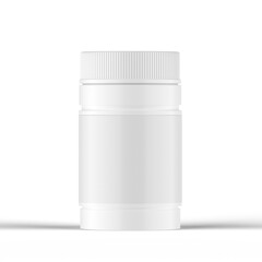 Glossy Pills Bottle 3d Rendering