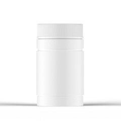 white plastic bottle