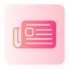 newspaper gradient icon