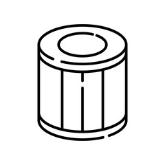 air filter line icon