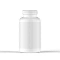white medicine bottle