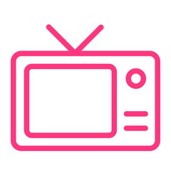 television gradient icon