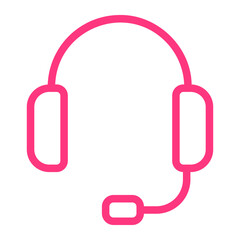 headphones gradient icon