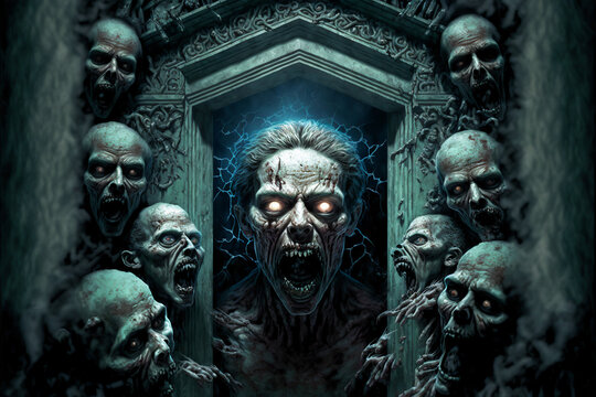 Madness and nightmares AI generative