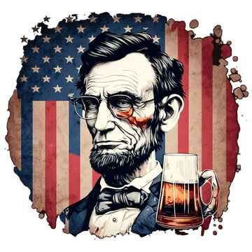 Lincoln. Washington's Birthday. Beer. President's Day in USA. Generate AI. February 20. History. Print	