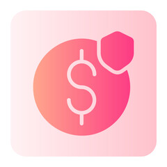 money gradient icon