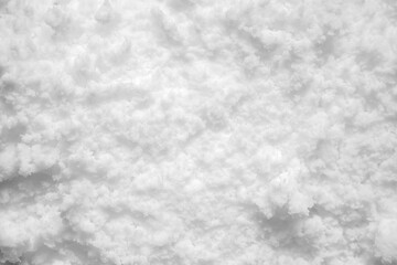 White snow texture background high angle view