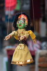 Nepalese string puppet is best-known puppets (putali) are a type of marionette (string puppet) used...