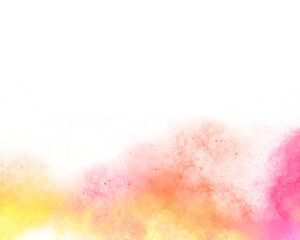 Fototapeta premium Colorful powder smoke abstract