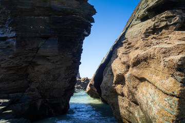 As Catedrais beach - Beach of the Cathedrals - Galicia, Spain