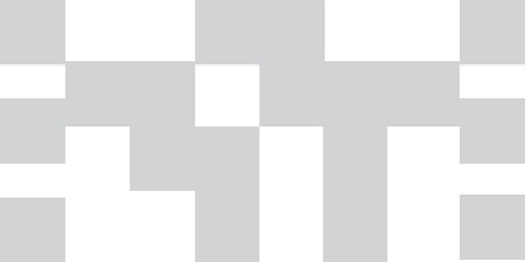 Abstract geometric white, grey square background. Abstract banner for your design.  Abstract technologic white squares Background.
