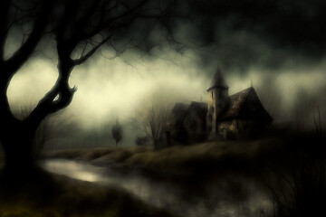 Dark, Gothic, Medieval, Gloomy, Landscape