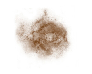 Obraz na płótnie Canvas Brown powder abstract