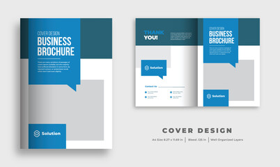 Company profile cover template, layout design, creative business brochure cover design,