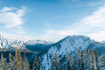 Canadian winter, Alberta, Banff
