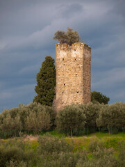 Italia, Toscana, Bagno a Ripoli, il paese di Quarate.