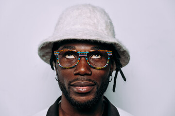 portrait of an hip hop music performer.