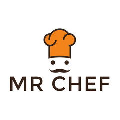 Chef Restaurant Logo Stock Illustrations Template