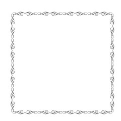 frames in vintage style with elements of ornament, art, pattern, background, texture
