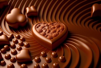 heart shaped chocolates