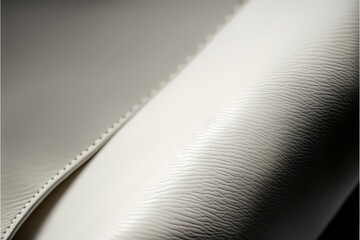 ﻿A close up of a white feather - Generative AI