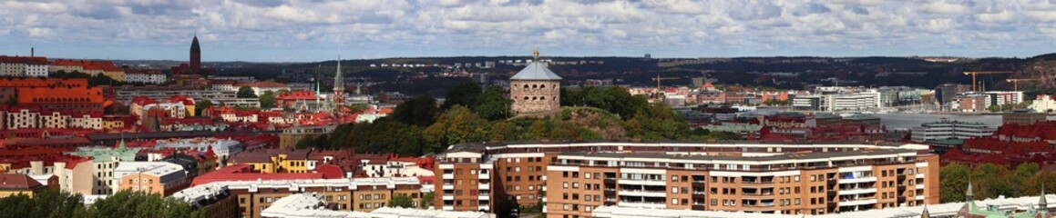 Fototapeta na wymiar Gothenburg Sweden city panorama