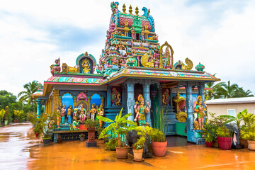 Temple Tamoul, la Possession, île de la Réunion 