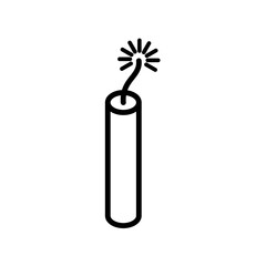 Dynamite icon vector logo design template