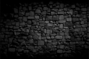﻿A close-up of a stone wall - Generative AI