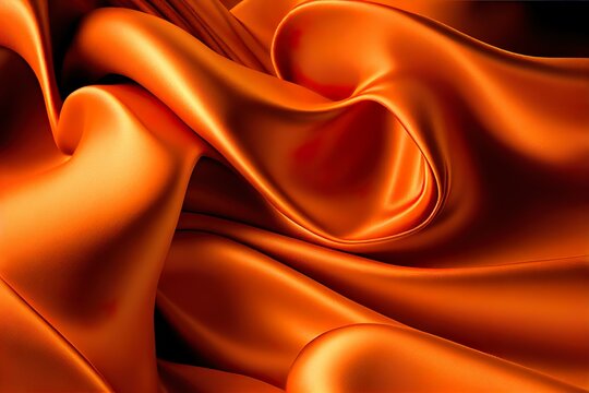 Orange Silk Background