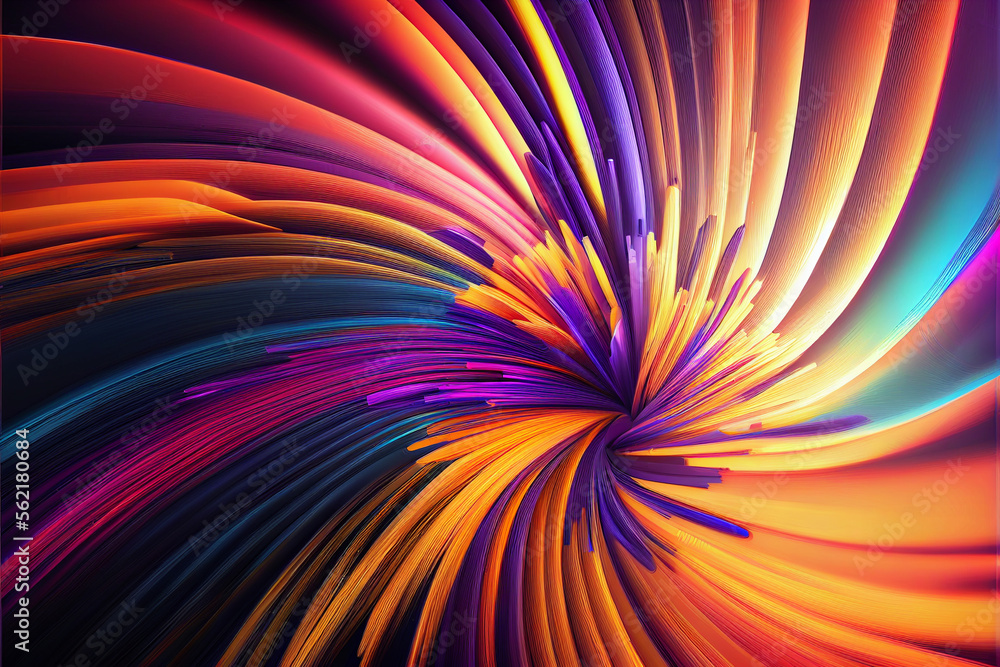 Poster wonderful abstract colourful line background. starburst dynamic wave. background pattern for design.