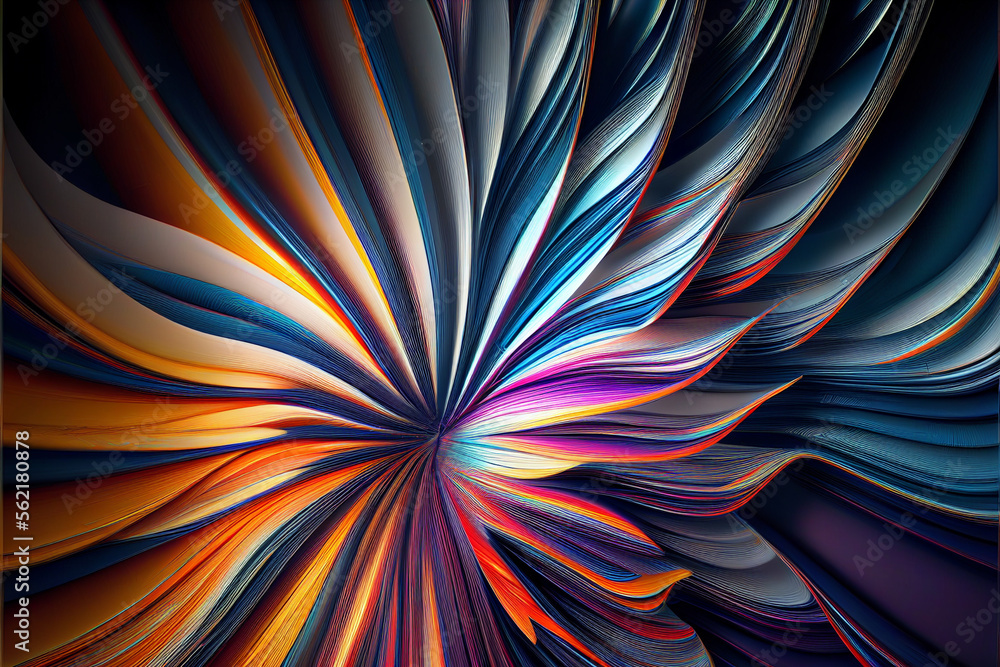 Poster wonderful abstract colourful line background. starburst dynamic wave. background pattern for design.