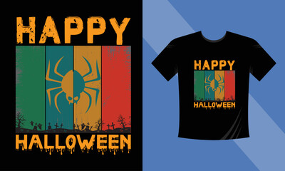 Happy Halloween t-shirt design 2023
