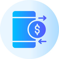 transaction gradient icon