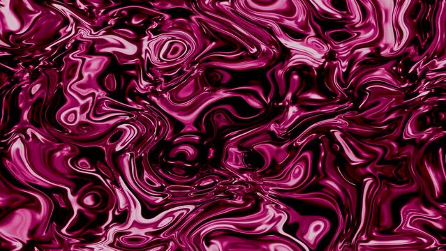 Modern abstract viva magenta color liquid background.