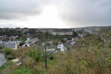 Lannion vue des hauteurs