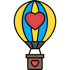 Heart Air Balloon

