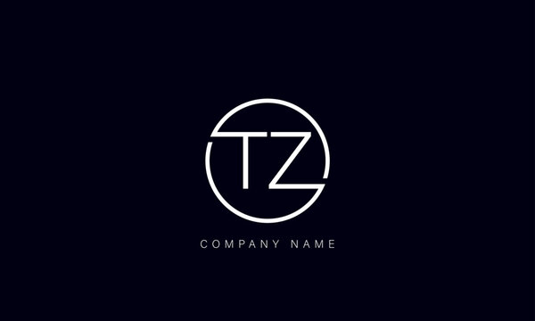 TZ, ZT Abstract Letters Logo Monogram