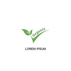 organic logo emblem