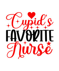 Cupid's Favorite Nurse SVG Designs
