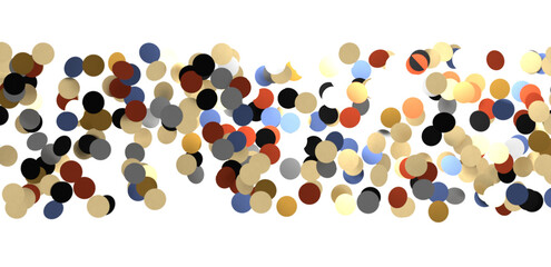  Colorful confetti on white background