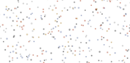 silver confetti explosion festive background