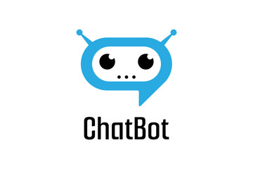 Robot Chat Bot icon symbol for support service concept. Vector illustration
