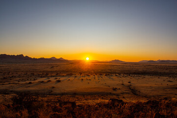 Fototapeta na wymiar African Sunset, Sundowner
