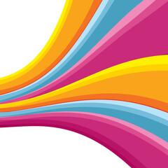 colorful lines and stripes, wave, element for design
