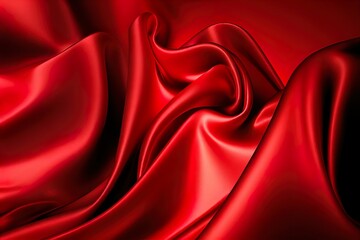 Obraz premium red silk background